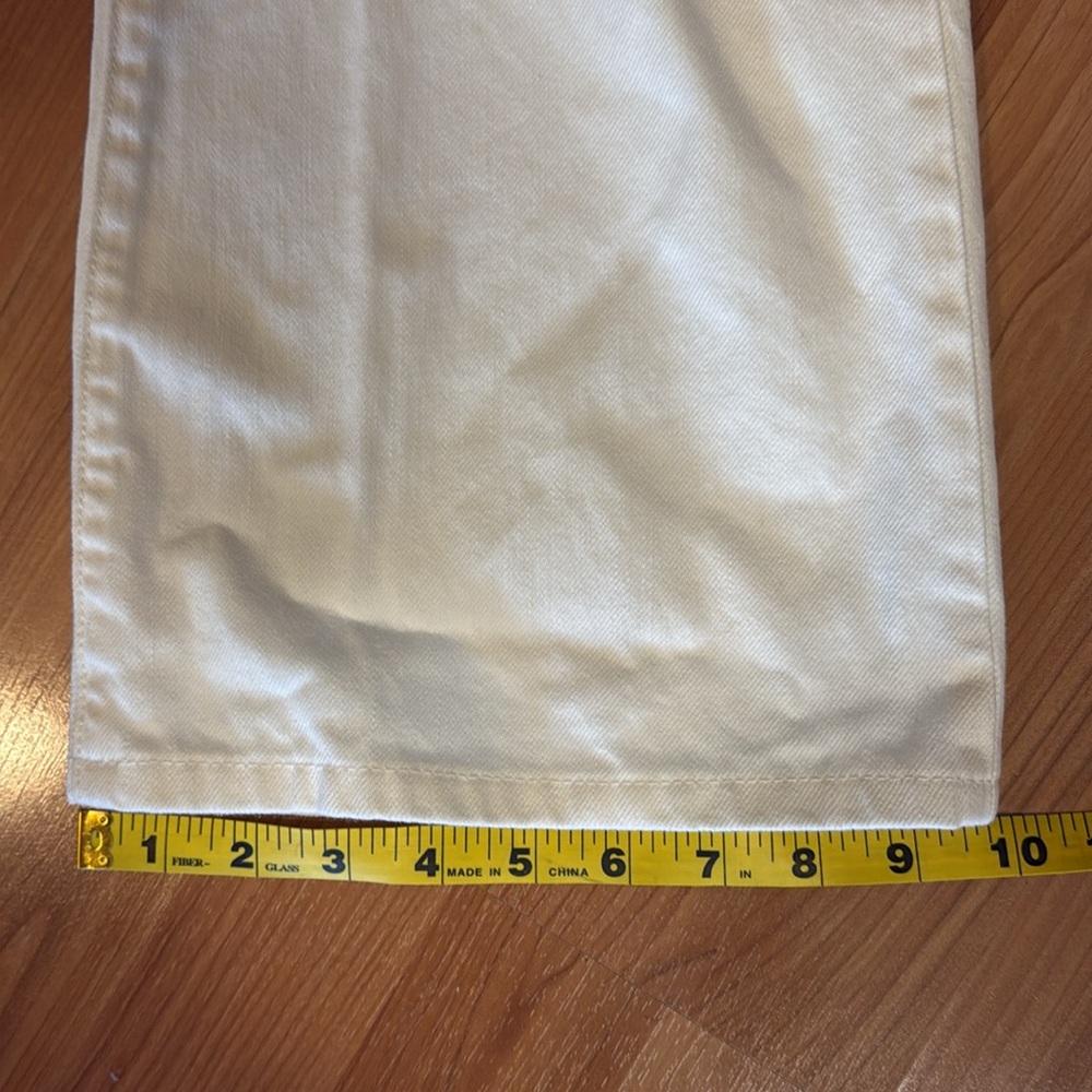 Nili Lotan Juliet Women's White (cream) Jeans, size 29. **hemmed** - Picture 11 of 12